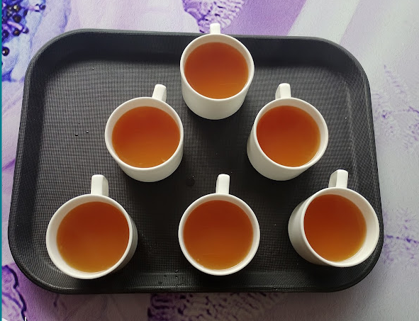 Mountain chai served in cups